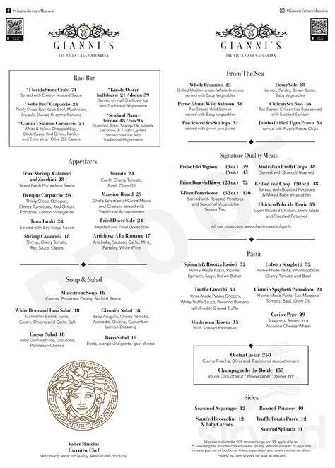 casa versace miami restaurant menu|giannis at former versace mansion.